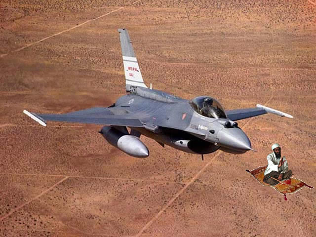 F-16 Chasing Osama