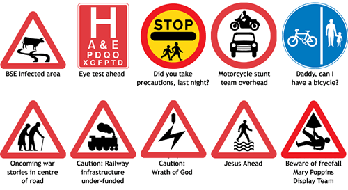 Road Sign Definitions